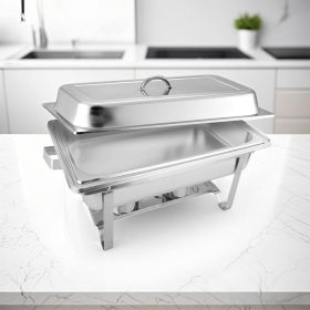SOGA 9L Stainless Steel Chafing Food Warmer Catering Dish Full Size
