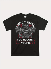 Printed Men's Plus Size Multifunctional Short Sleeved Shirt (Color: Black, size: L)